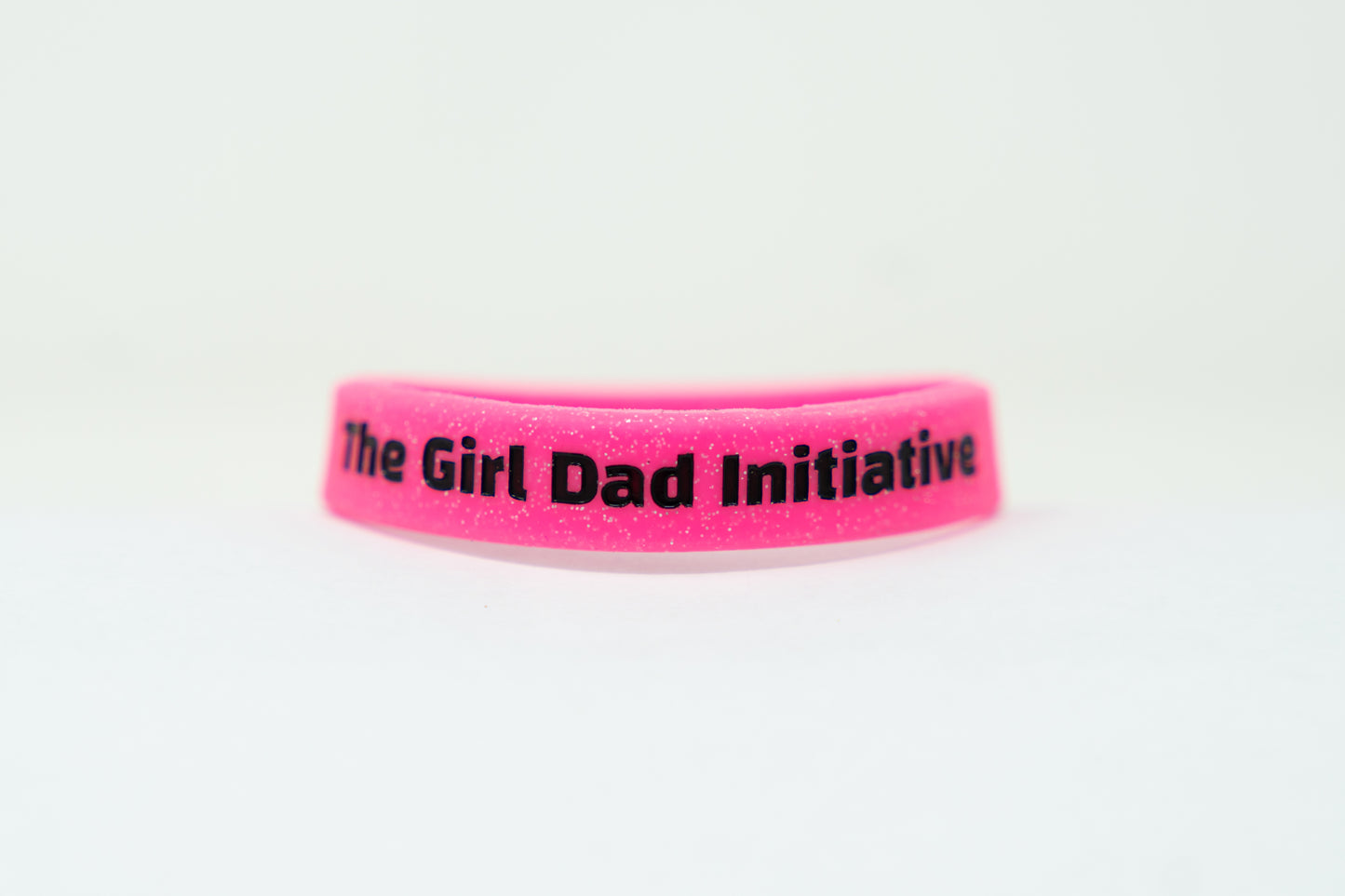 “Daddy’s Girl” Glitter Wristband – Pink Sparkle by The Girl Dad Initiative ™