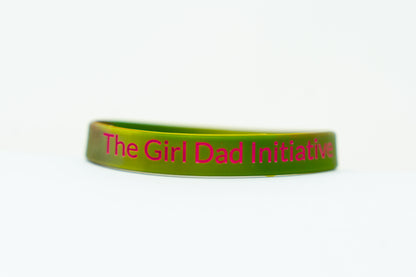 Girl Dad Silicone Wristband – Camouflage & Pink by The Girl Dad Initiative™ - Camo